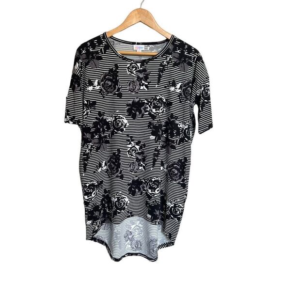 LuLaRoe Floral Striped Irma Size XS NWT - Picture 1 of 5
